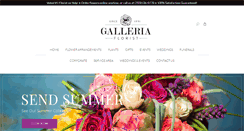 Desktop Screenshot of galleriaflorist.biz